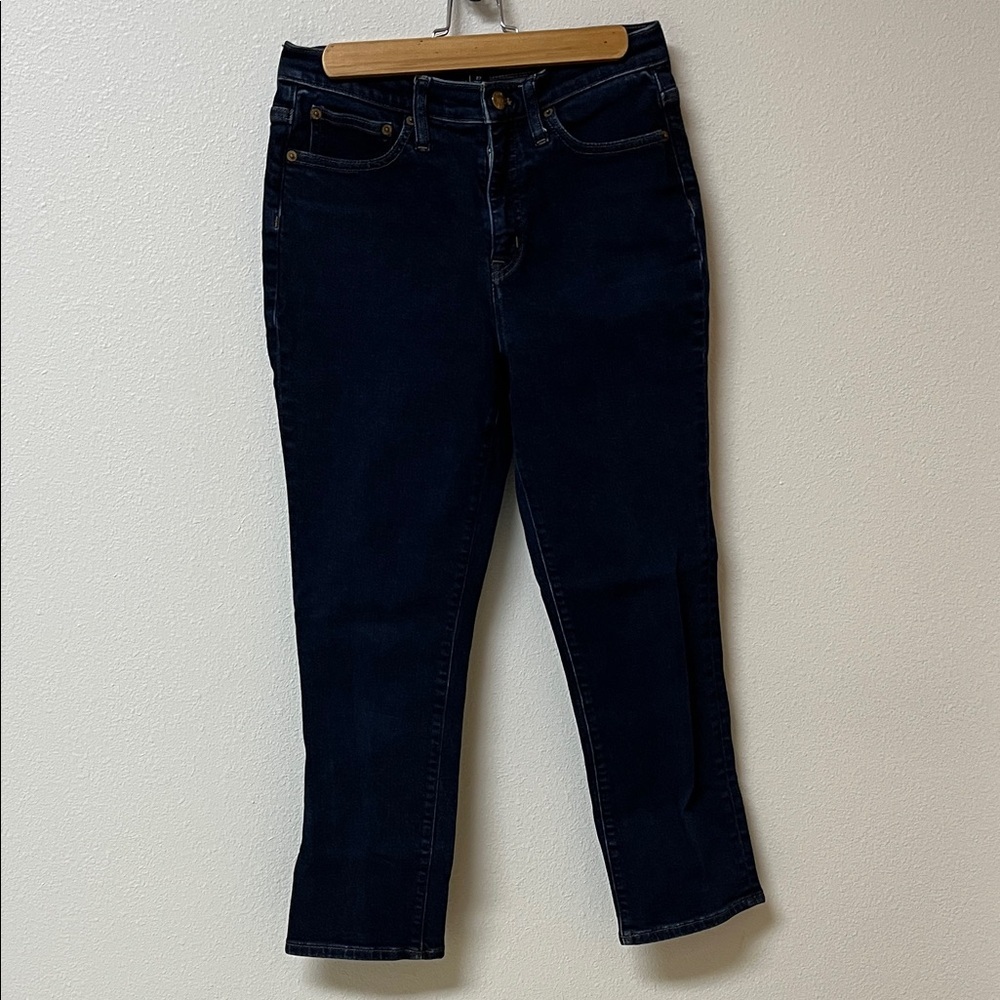 J Crew essential straight leg Dark Blue Women's Jeans size 27